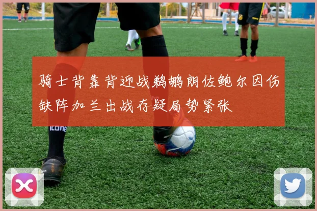 骑士背靠背迎战鹈鹕朗佐鲍尔因伤缺阵加兰出战存疑局势紧张